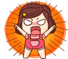 TuaGom : Choompoo pink [Eng] sticker #7278910
