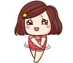 TuaGom : Choompoo pink [Eng] sticker #7278914