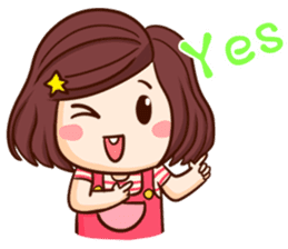TuaGom : Choompoo pink [Eng] sticker #7278917