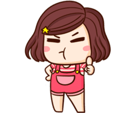TuaGom : Choompoo pink [Eng] sticker #7278922
