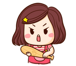 TuaGom : Choompoo pink [Eng] sticker #7278930