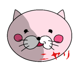 cat wife everyday sticker #7279356