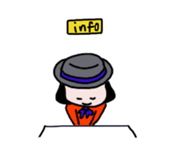 info Hanako sticker #7279656
