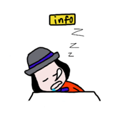 info Hanako sticker #7279677