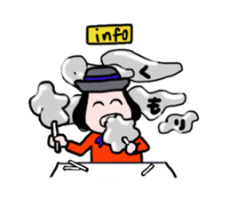 info Hanako sticker #7279690