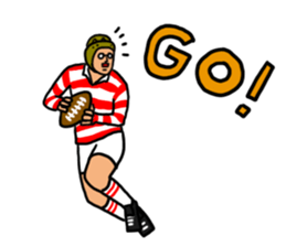 Love Rugby Sticker sticker #7279976