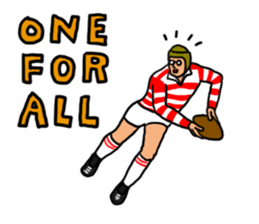 Love Rugby Sticker sticker #7279980