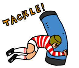 Love Rugby Sticker sticker #7279993