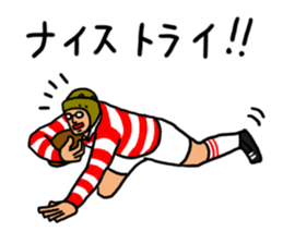 Love Rugby Sticker sticker #7279999