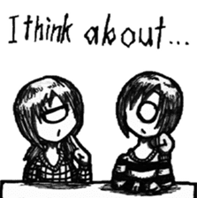 [People of Totorikipos]Think and About sticker #7280053