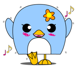 Always been a footloose Penguin girl . sticker #7281266