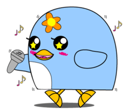 Always been a footloose Penguin girl . sticker #7281267