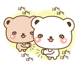The cute bears sticker #7281794
