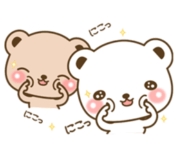 The cute bears sticker #7281799