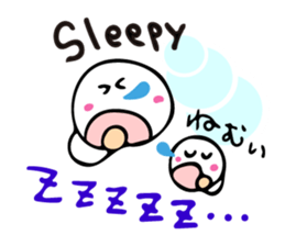 Funny Beans with English and Japanese sticker #7281901