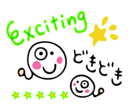 Funny Beans with English and Japanese sticker #7281915