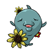 Dolphin&Bubble sticker #7282339