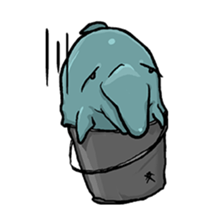 Dolphin&Bubble sticker #7282341