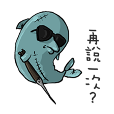 Dolphin&Bubble sticker #7282342