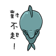 Dolphin&Bubble sticker #7282347