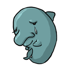 Dolphin&Bubble sticker #7282353