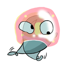 Dolphin&Bubble sticker #7282371