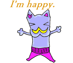 Animal of a yellow mustache sticker #7282457