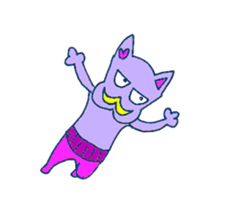 Animal of a yellow mustache sticker #7282491