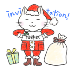 A snow white pretty kitten sticker sticker #7282690