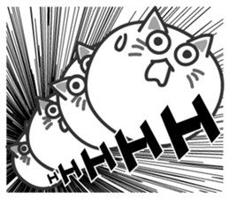big ball cat sticker #7282750