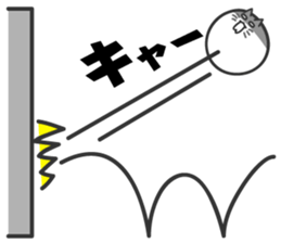 big ball cat sticker #7282769