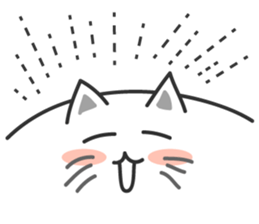 big ball cat sticker #7282772