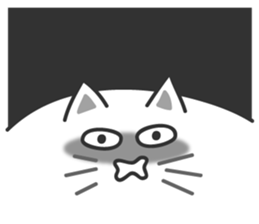 big ball cat sticker #7282773