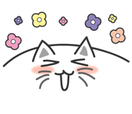 big ball cat sticker #7282774