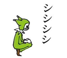 Expressionless clown emotions sticker #7282996