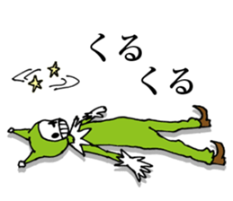 Expressionless clown emotions sticker #7282998