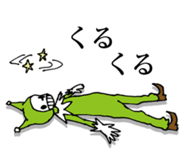 Expressionless clown emotions sticker #7282998