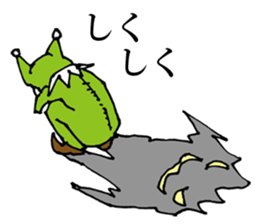 Expressionless clown emotions sticker #7283005