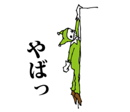 Expressionless clown emotions sticker #7283010