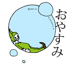 Expressionless clown emotions sticker #7283014