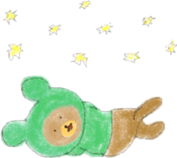 bear hoodie sticker #7283207