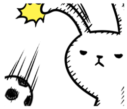 FOOTBALL RABBIT sticker #7283620