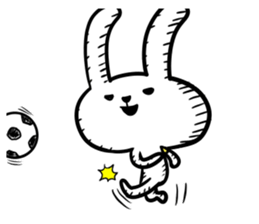 FOOTBALL RABBIT sticker #7283629