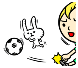 FOOTBALL RABBIT sticker #7283633