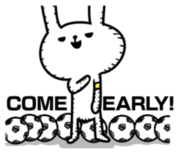 FOOTBALL RABBIT sticker #7283645