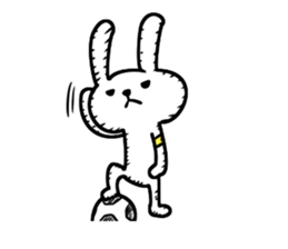 FOOTBALL RABBIT sticker #7283654