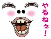 Happy face 1 sticker #7283729