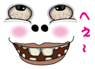 Happy face 1 sticker #7283732