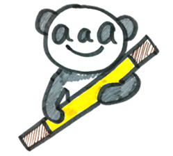 Kawagoe basis everyday with aaa PANDA sticker #7284034