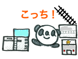 Kawagoe basis everyday with aaa PANDA sticker #7284042